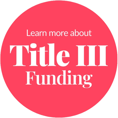 Learn more about Title III funding