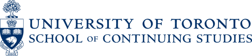 Alt text: "Logo of UCI Division of Continuing Education featuring 'UCI' in bold dark blue letters with a geometric design on the 'U' representing a book, followed by the words 'Division of Continuing Education' in a lighter shade of blue.