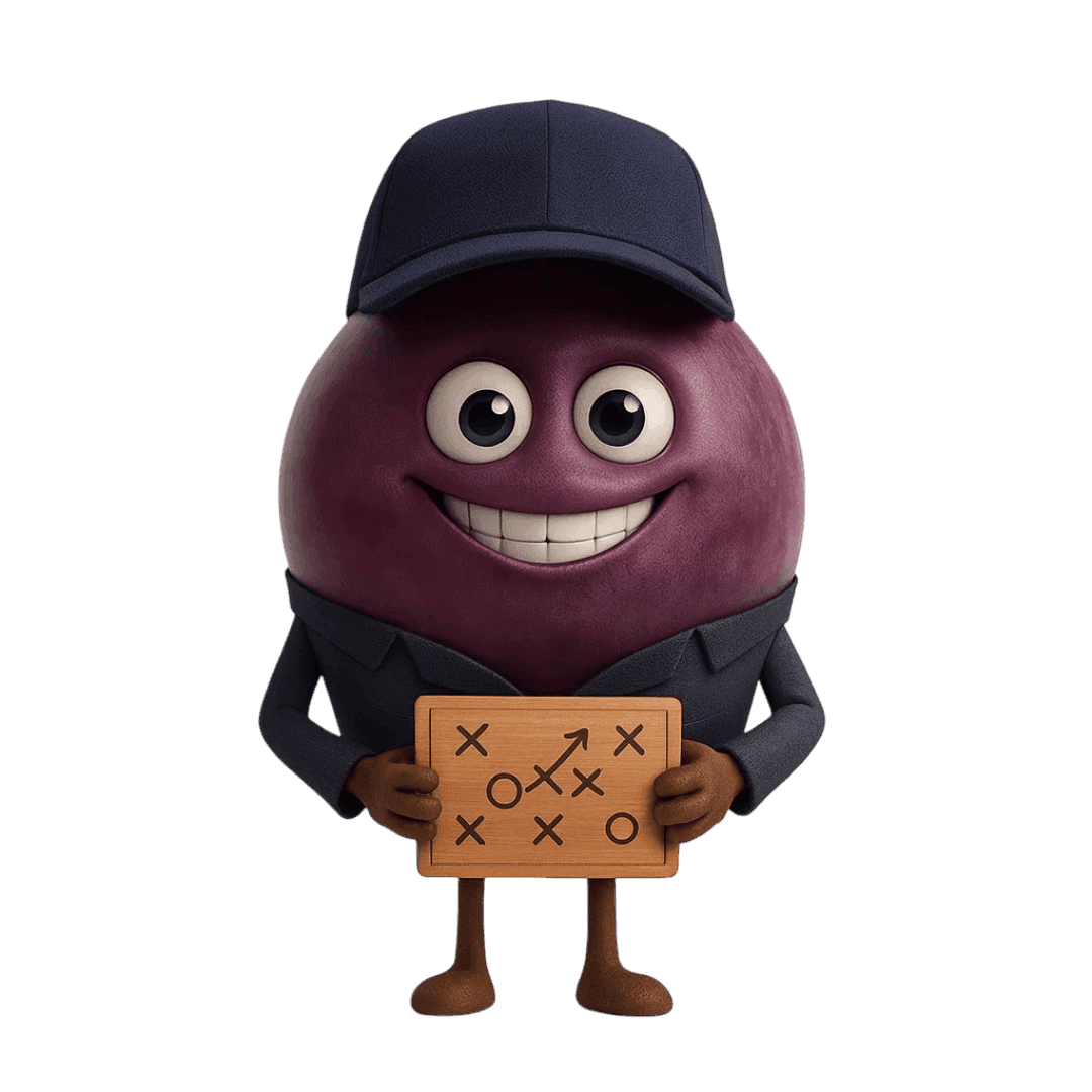 Arinarnoa grape berry illustration for wine education.