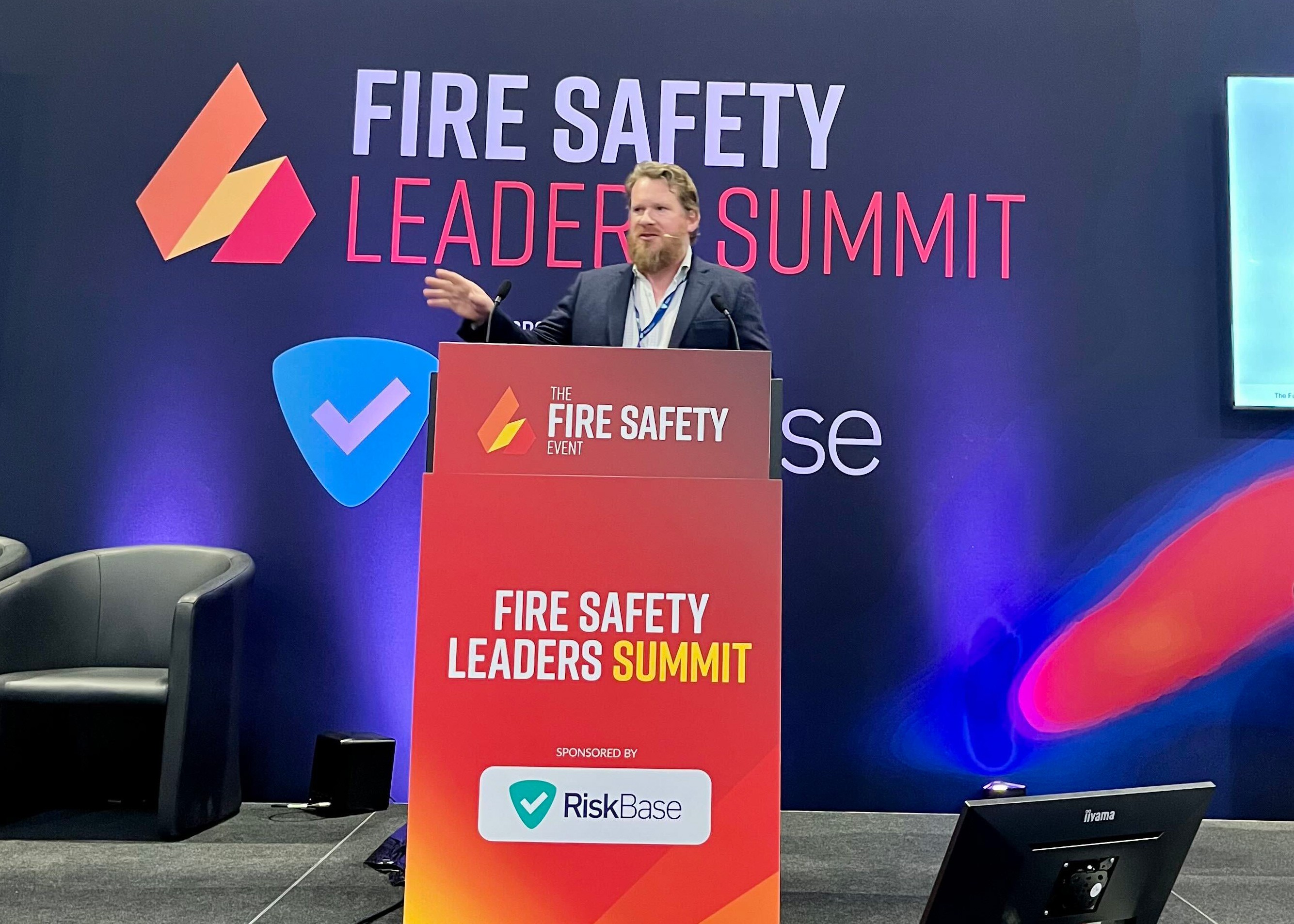 RiskBase team member Pete Thomas at the Fire Safety Leader Summit