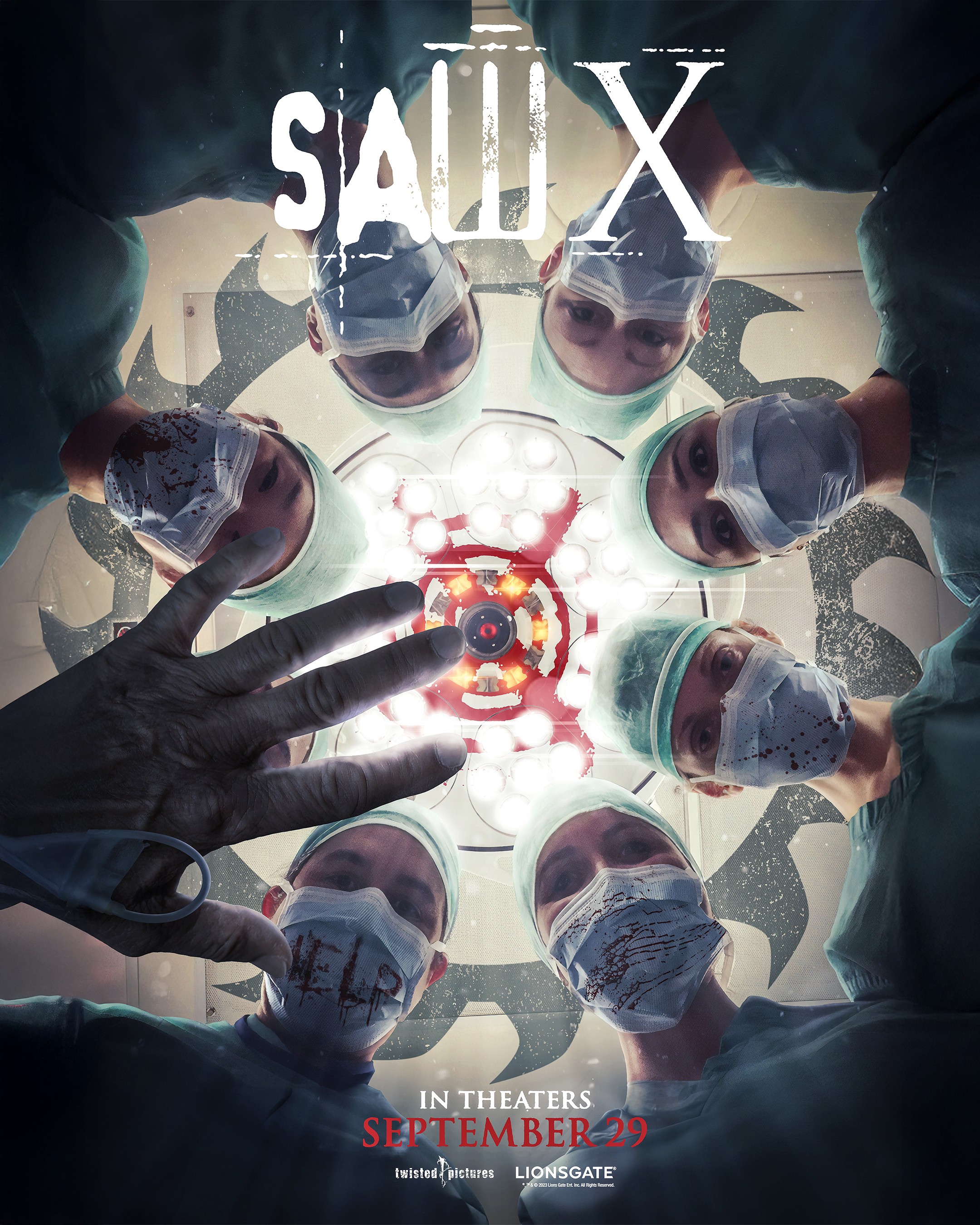 Black and white wave