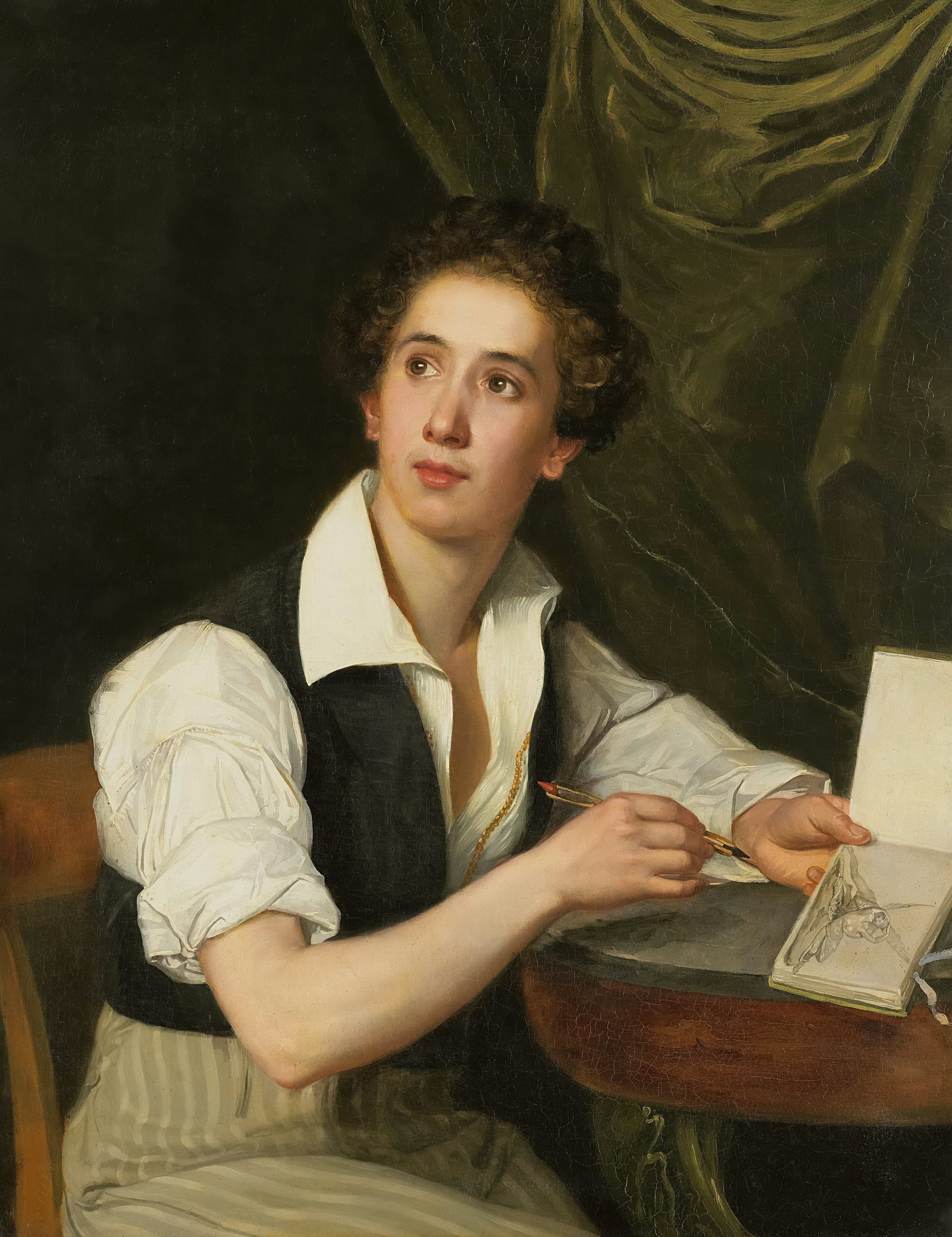 Title: Self-Portrait Publisher: Rijksmuseum Date: 1824 - 1826 Providing institution: Rijksmuseum Aggregator: Rijksmuseum Providing Country: Netherlands Public Domain Self-Portrait - Rijksmuseum, Netherlands - Public Domain.