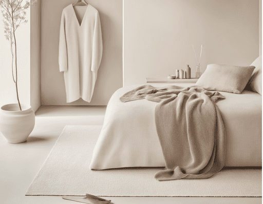 Woman looking out window