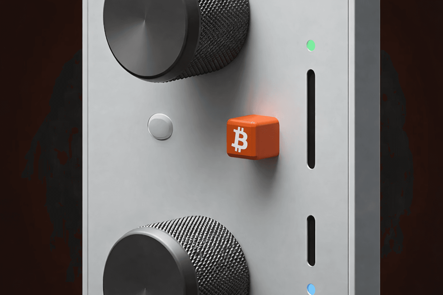 Kryptoberg Bitcoin Button