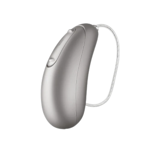 Appareil auditif Unitron Moxi V9-RS avec batterie rechargeable, adapté à tous les niveaux de perte auditive. A découvrir chez Audio Pour Tous.