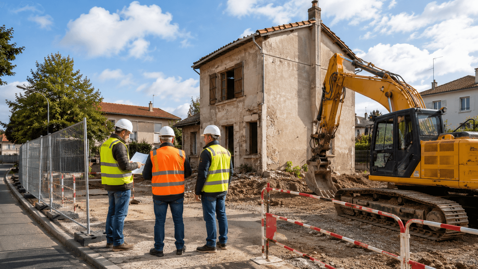 chantier de démolition