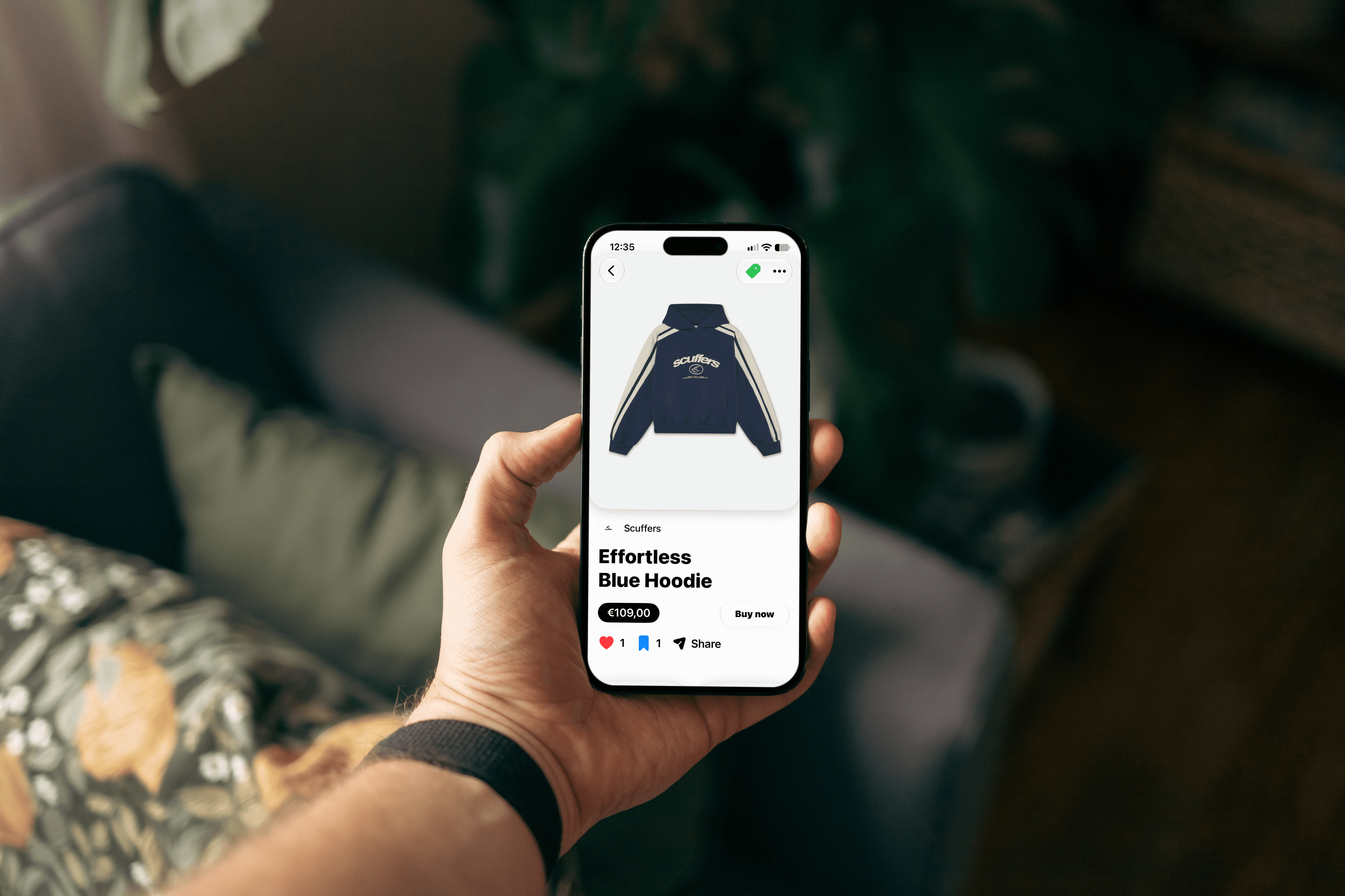 A mockup of Freelio's mobile app