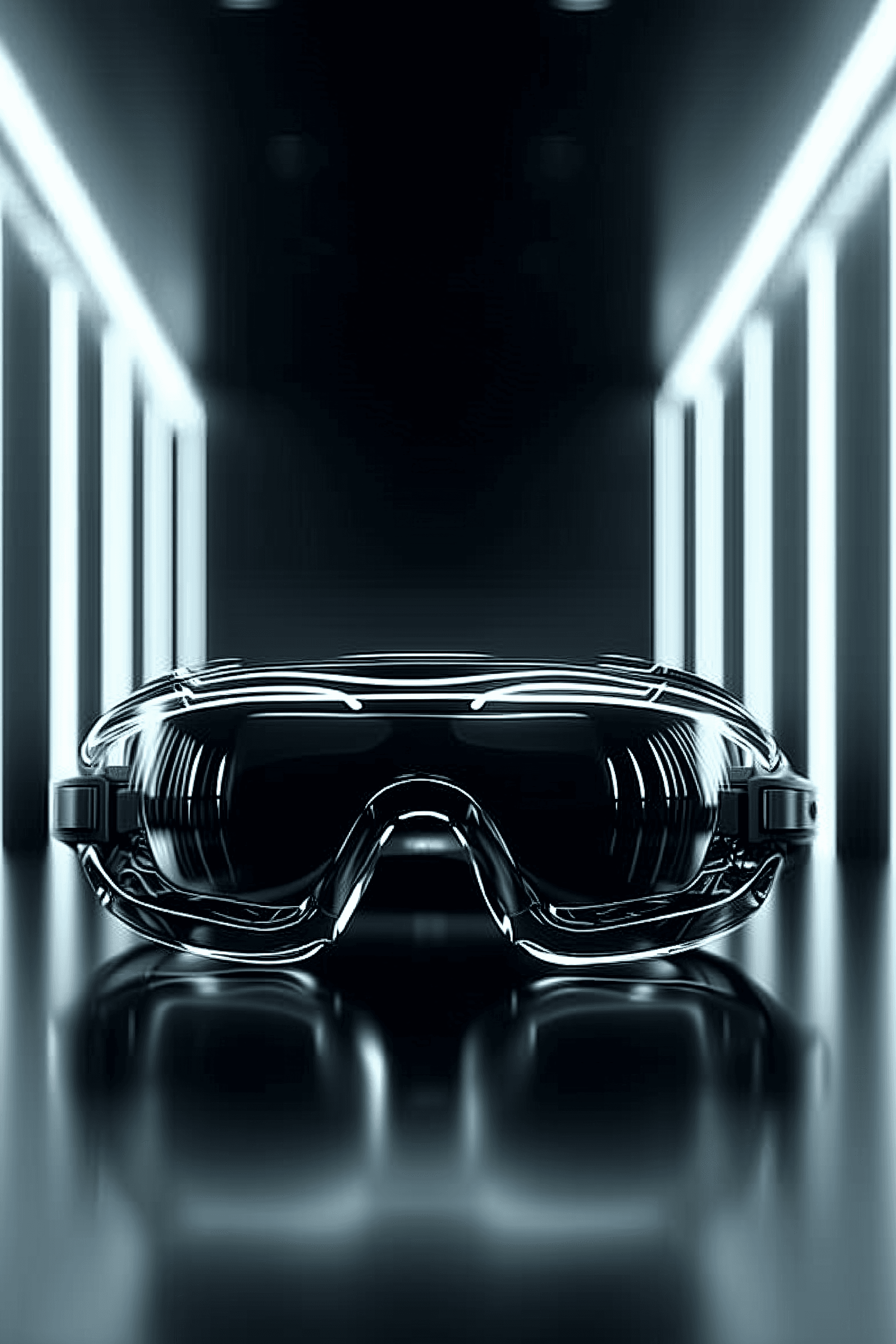 Interior room with sandy floor and desert view.