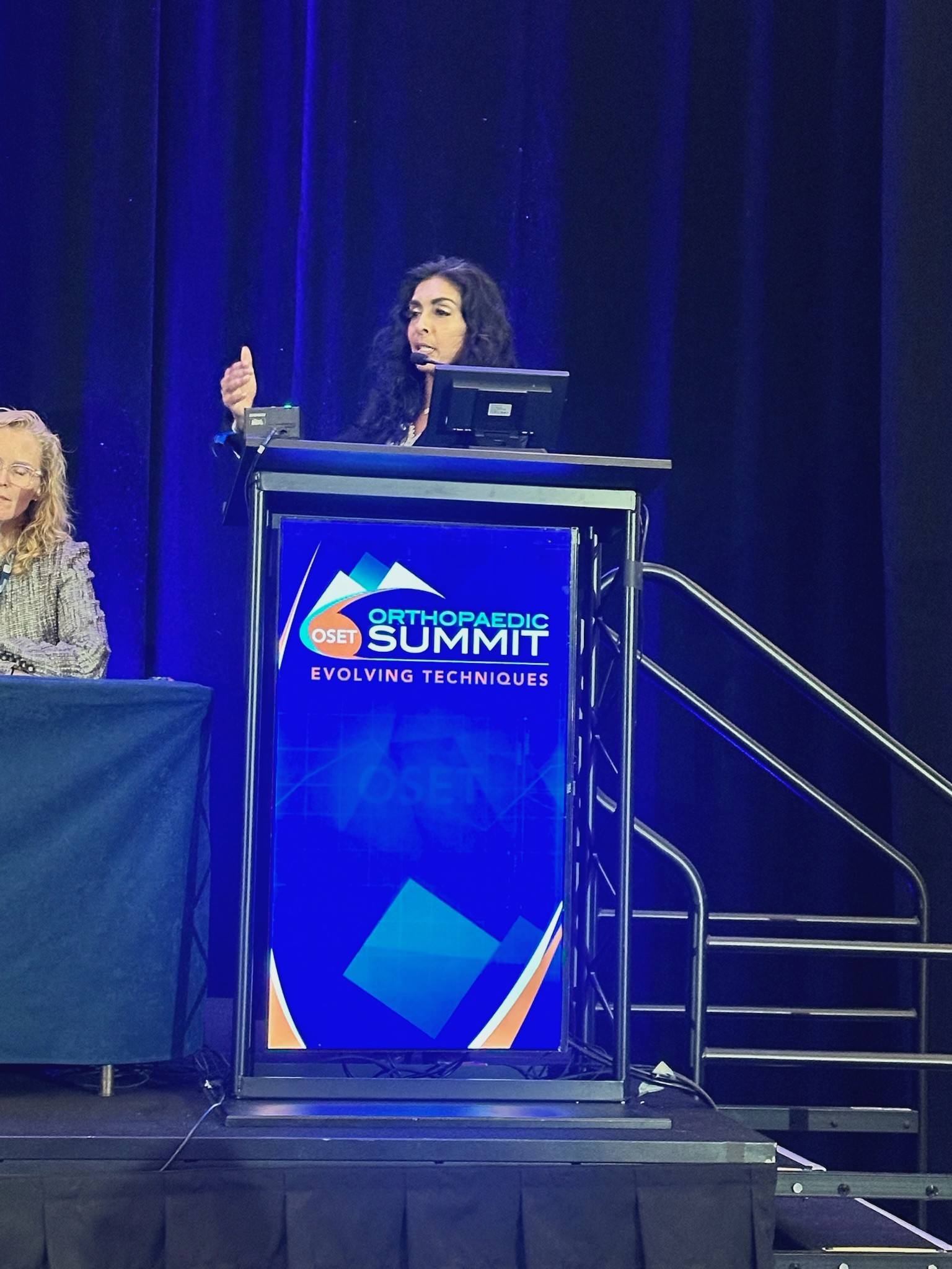 Conference presentation at an orthopaedic summit