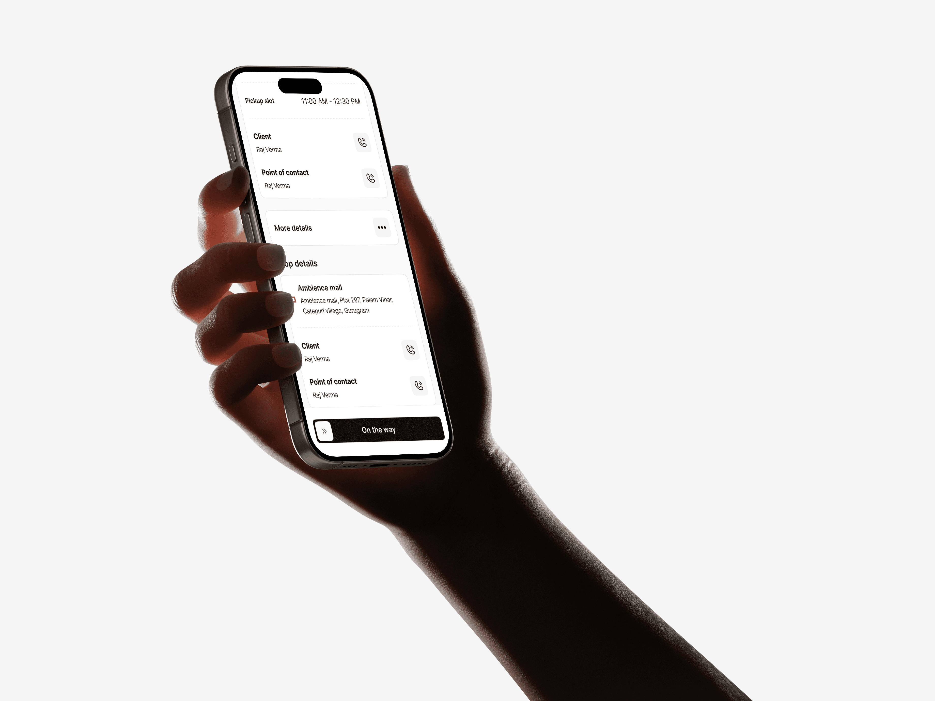 Driver B2B app