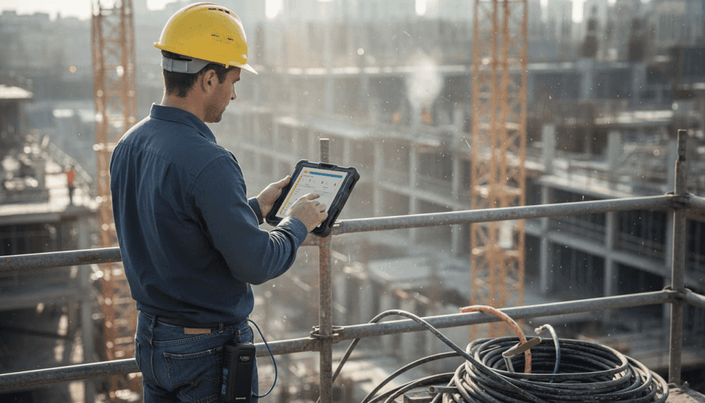 controllo sicurezza in cantiere con software sicurezza sul lavoro