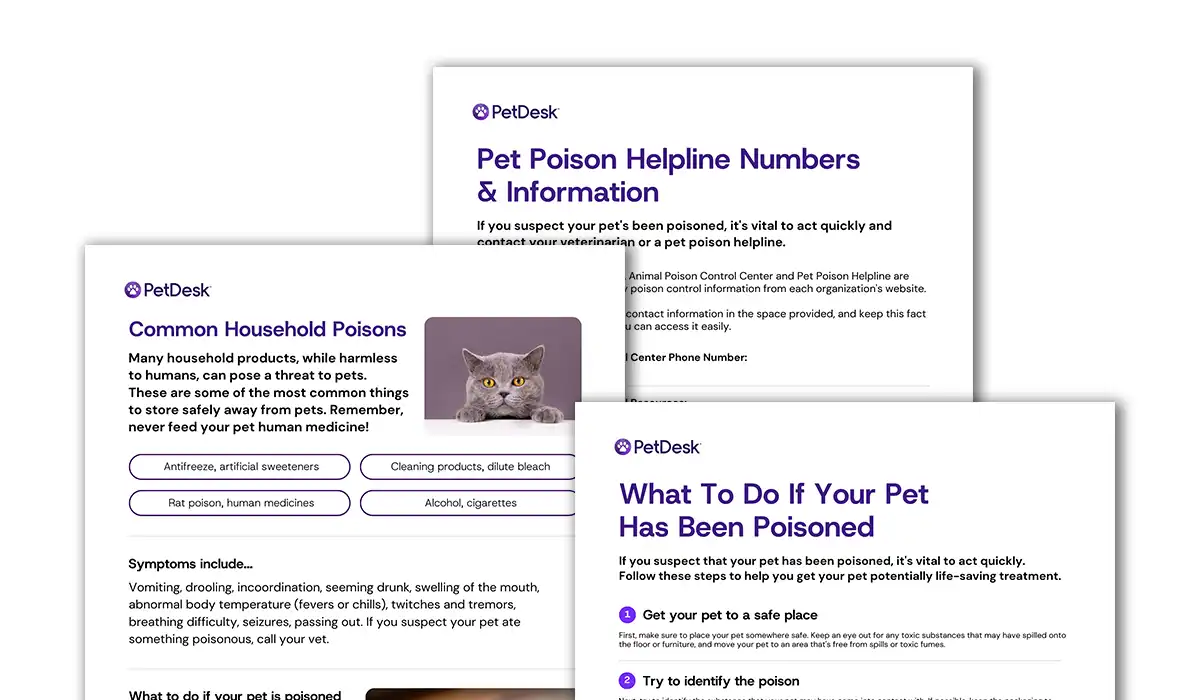 Poison Prevention Month Handouts