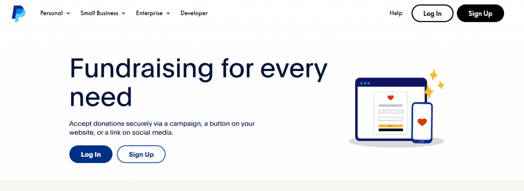 PayPal Fundraising