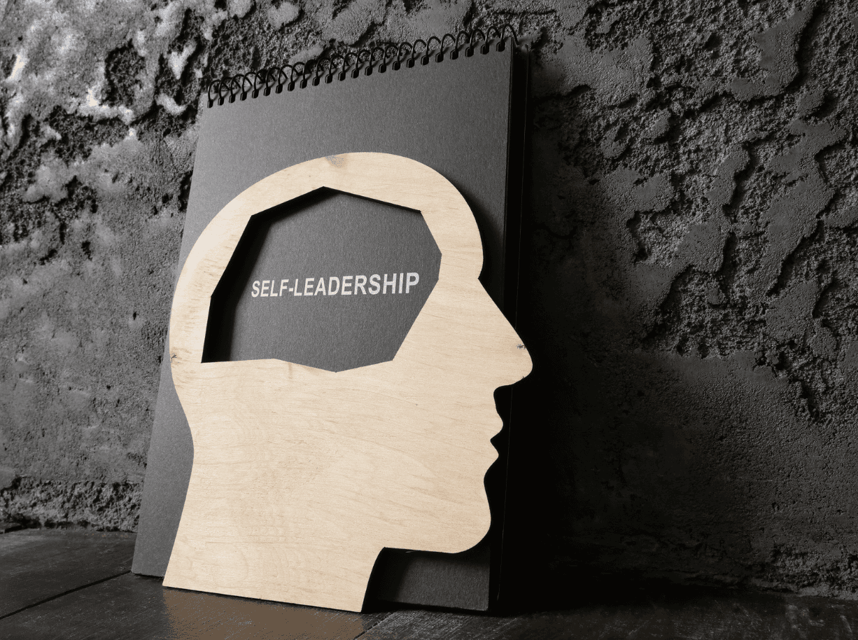 Self-leadership head cut out