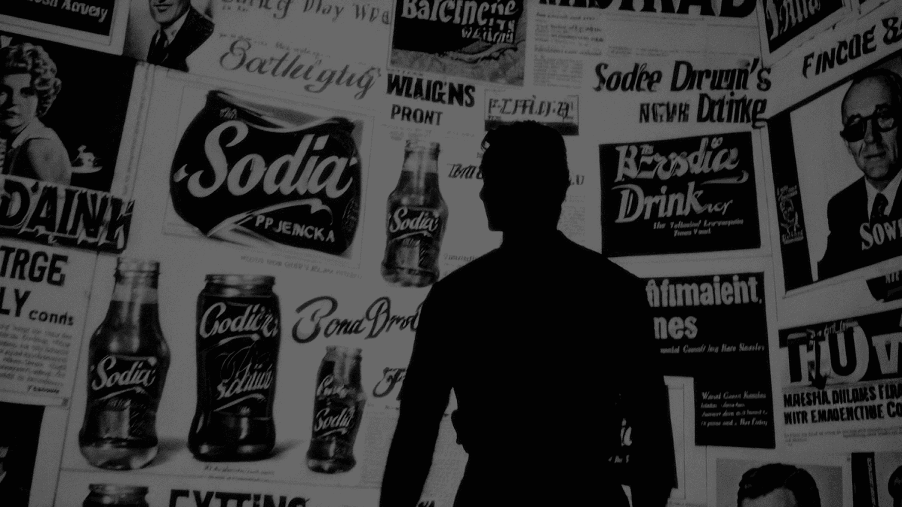 silhouette of a man facing the sunset