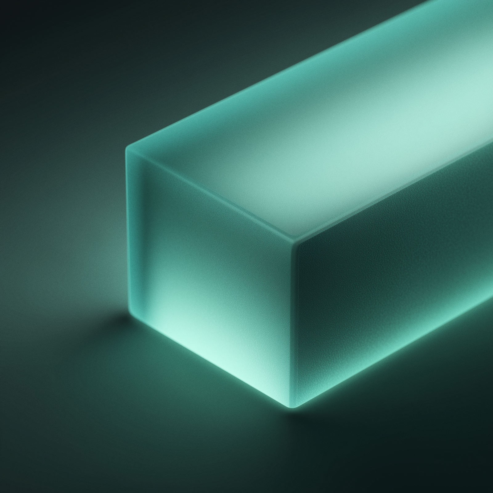 Hollow cube frame with transparent walls