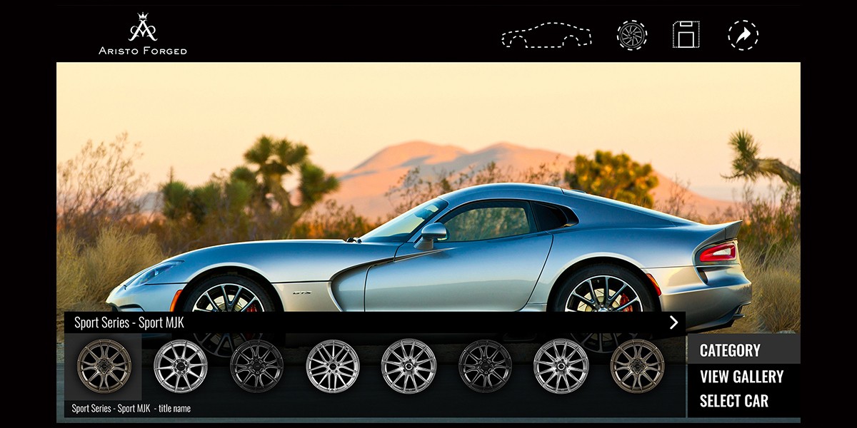 Project showcase laptop mockup