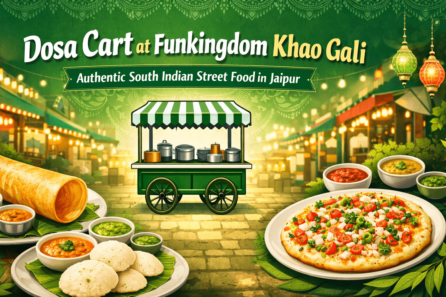 Dosa Cart at Funkingdom Khao Gali