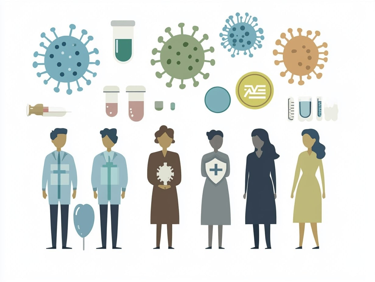 Disease statistics - illustration