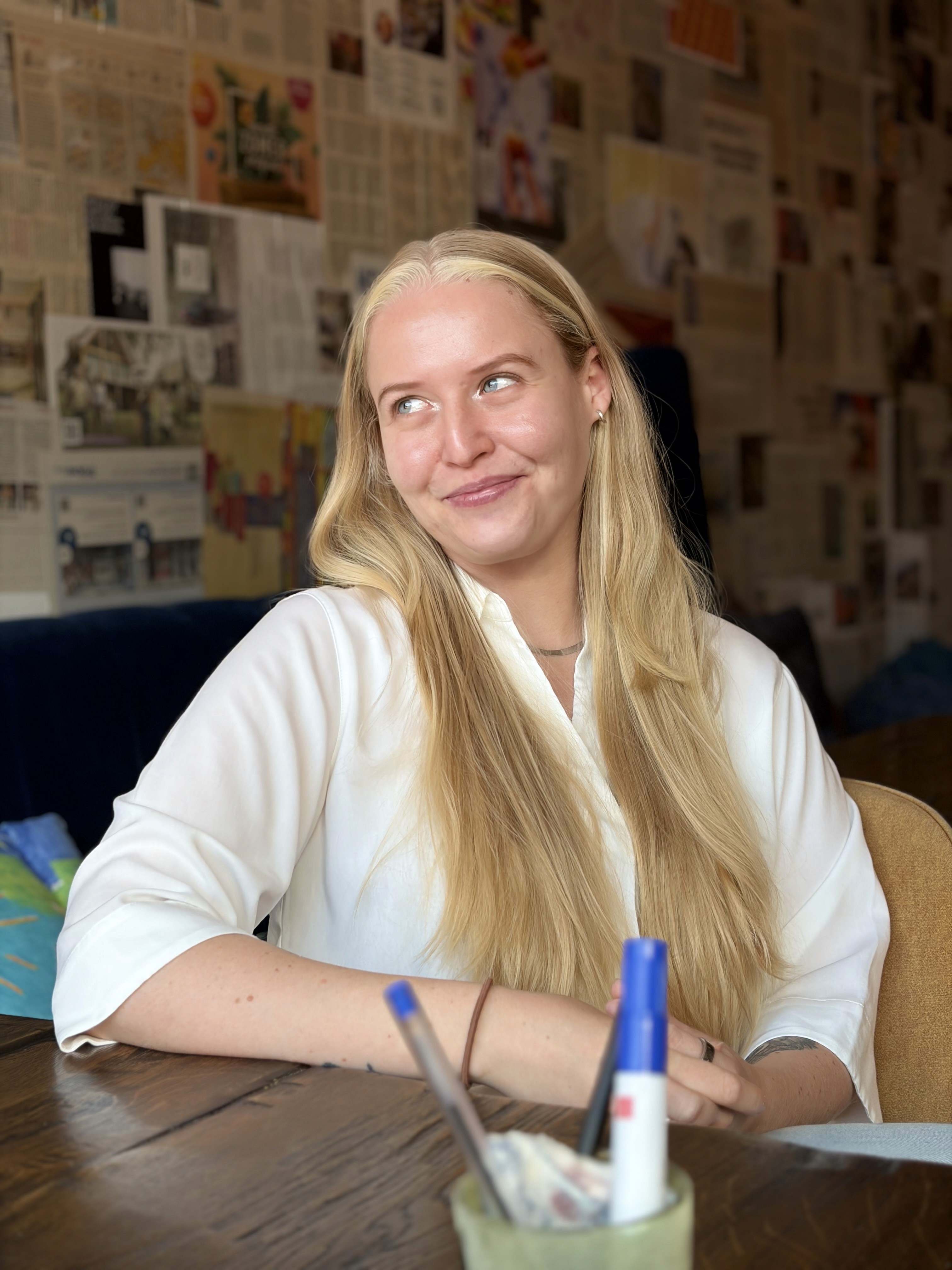 Portrait of portfolio creator – front view