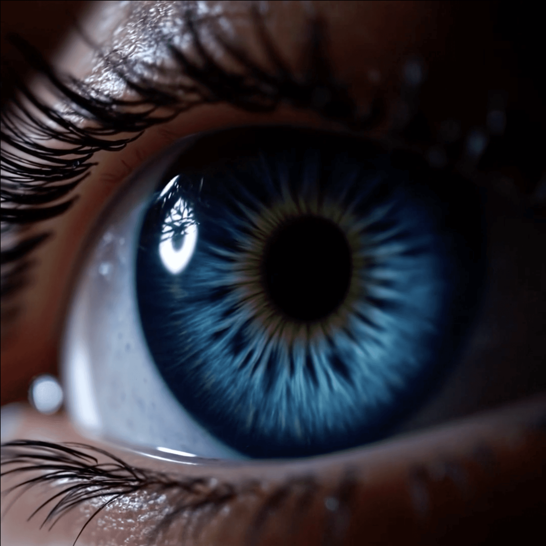 Close-up of eye symbolizing Dr. Agarwal’s digital-first eyecare experience