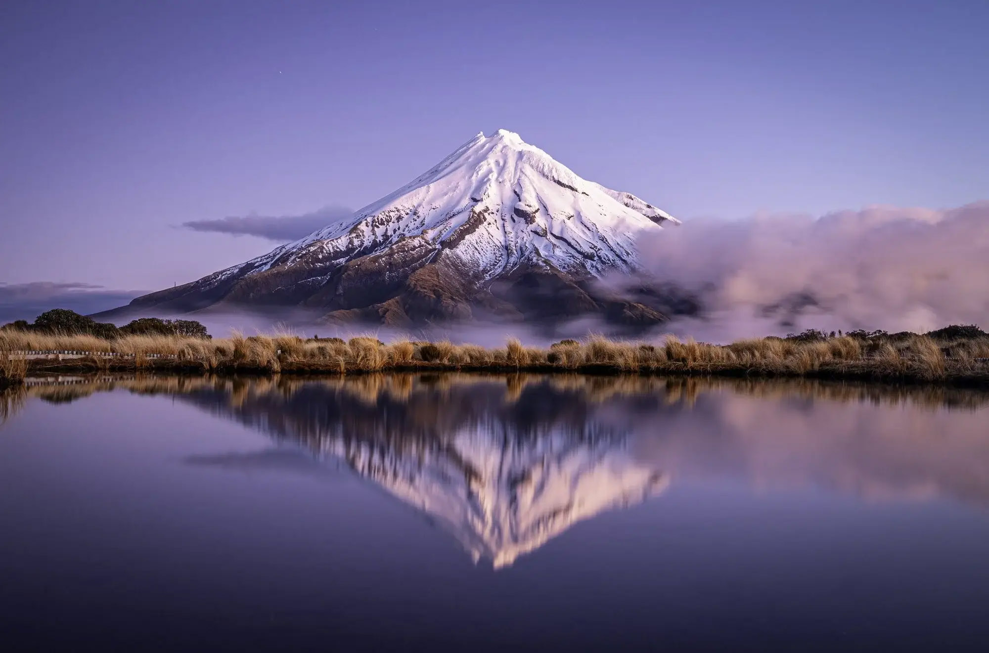 Mt Taranaki at the reflective tarns