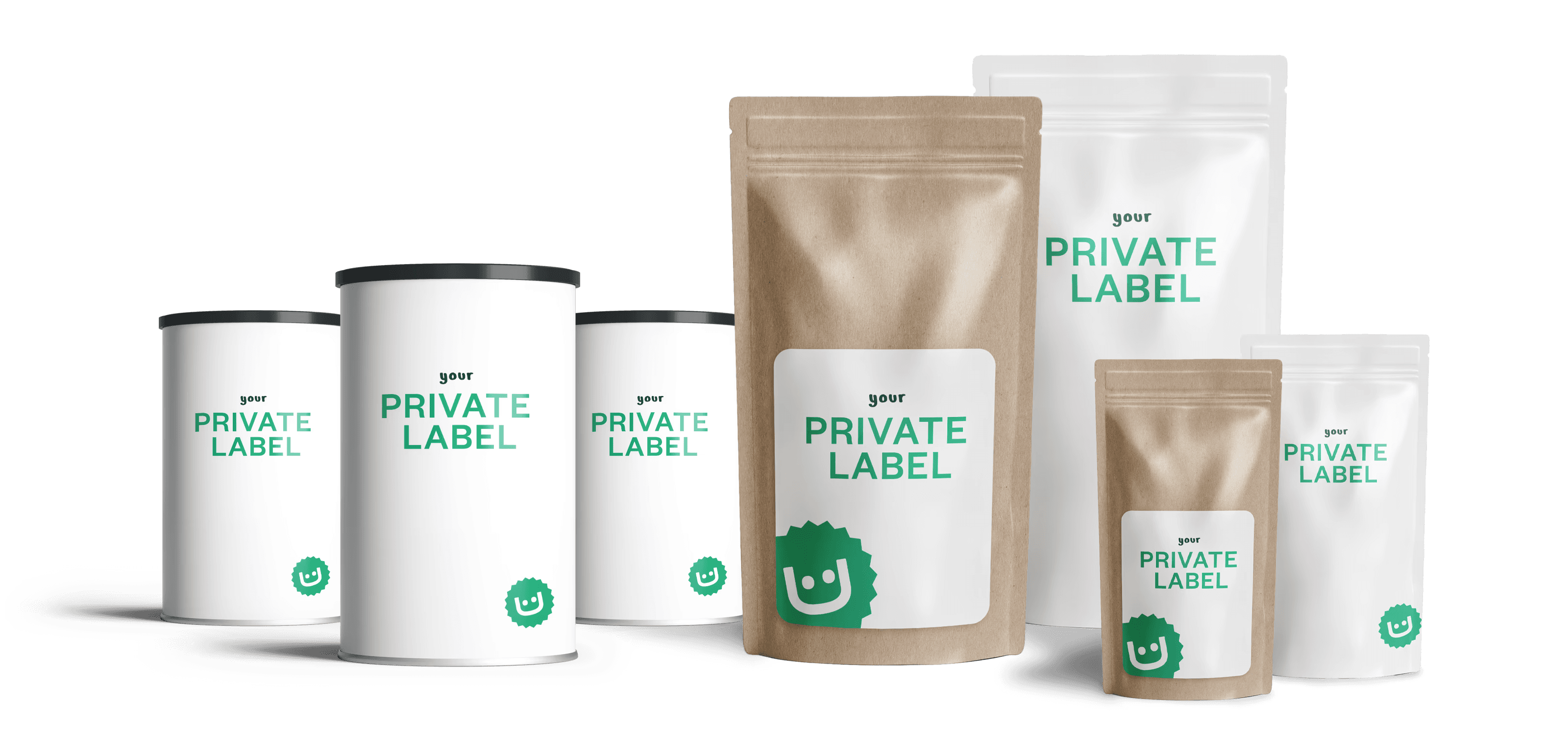 private label matcha packaging