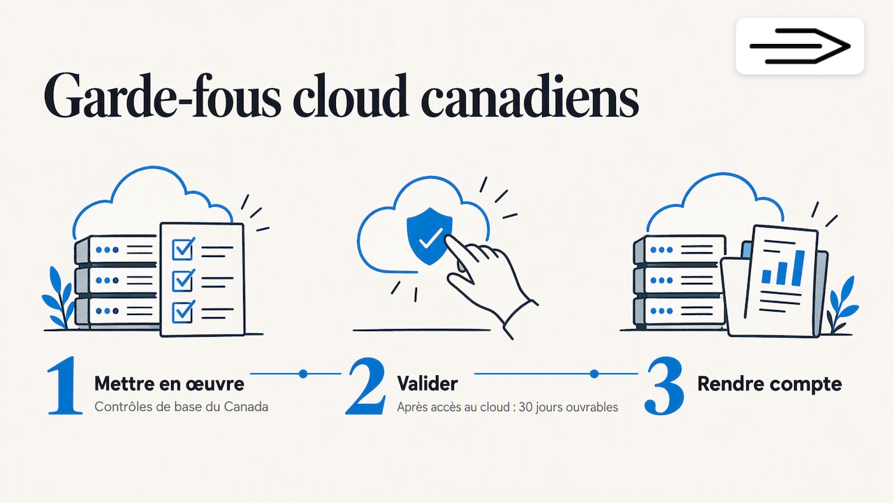 Étapes des garde-fous cloud canadiens et délai