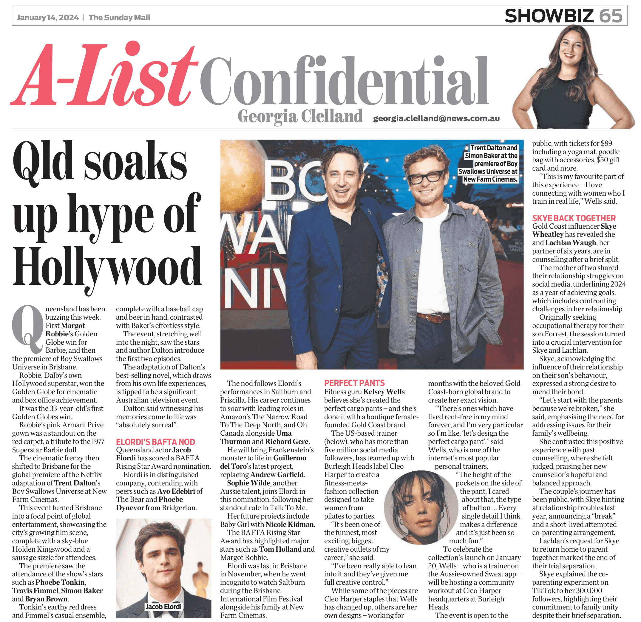 Sunday Mail Spread