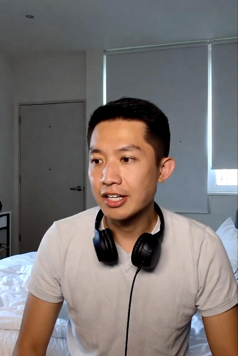 man smiling to the camera
