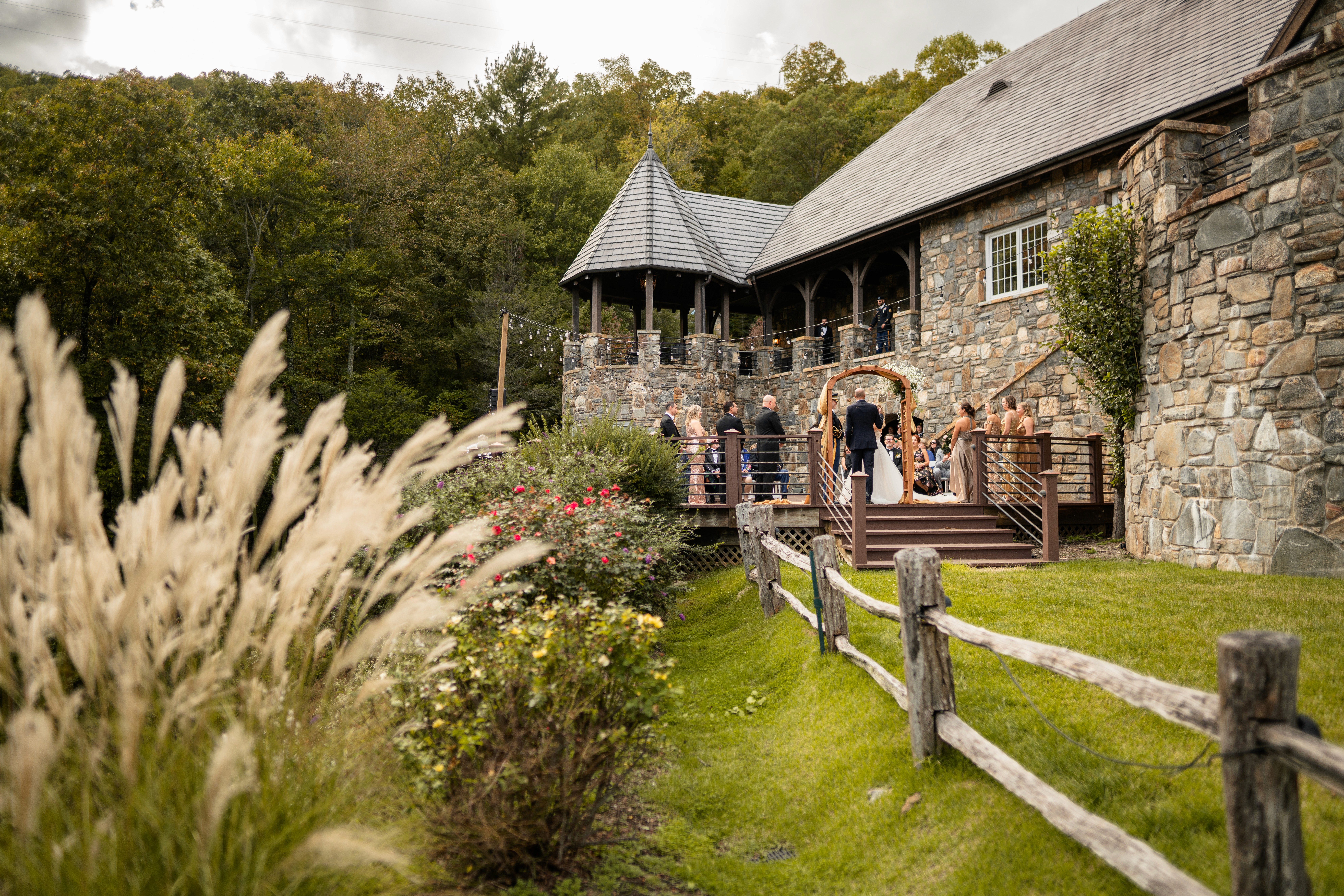 A group of four people engaged in a discussion while seated in a cozy, plant-filled setting.