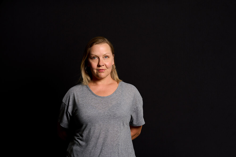 Portrait headshot of Laura Selle Virtucio | Rehearsal Director.