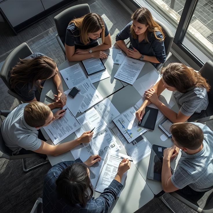 A woman using laptop