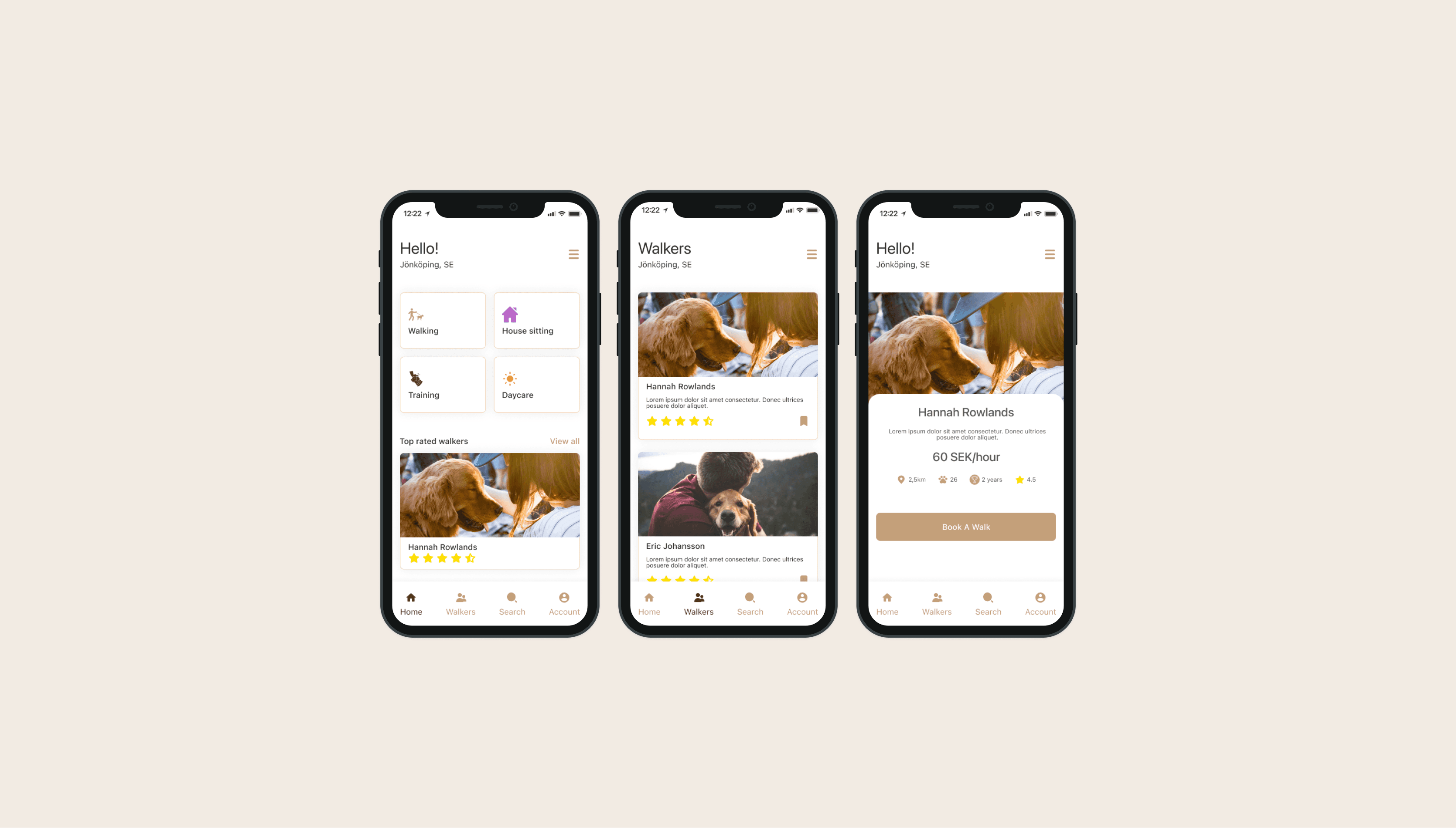 display image for a dog grooming app
