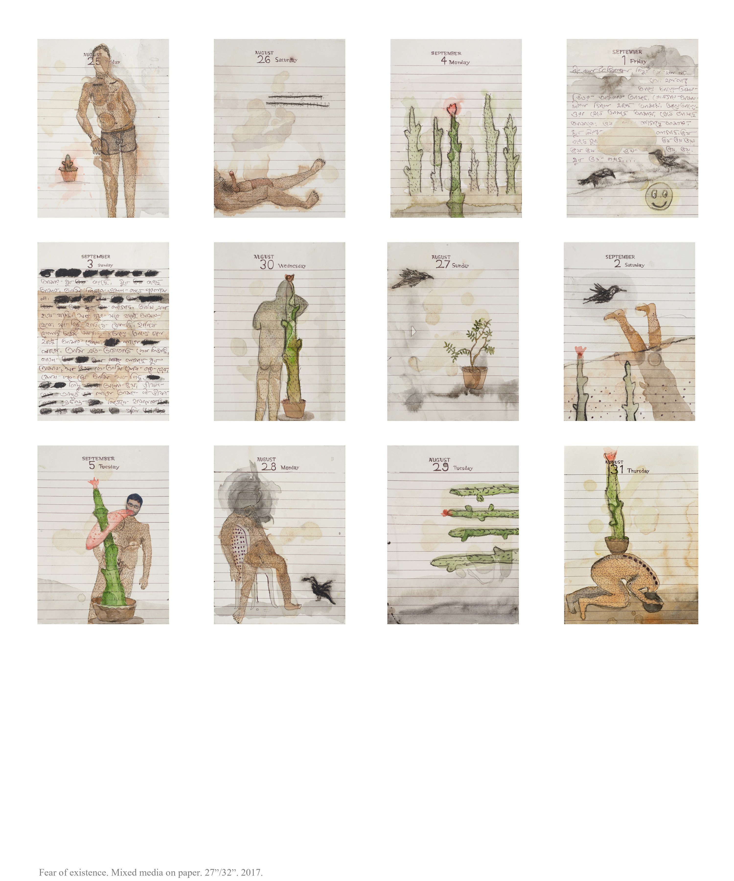 herd of sheep on road painting