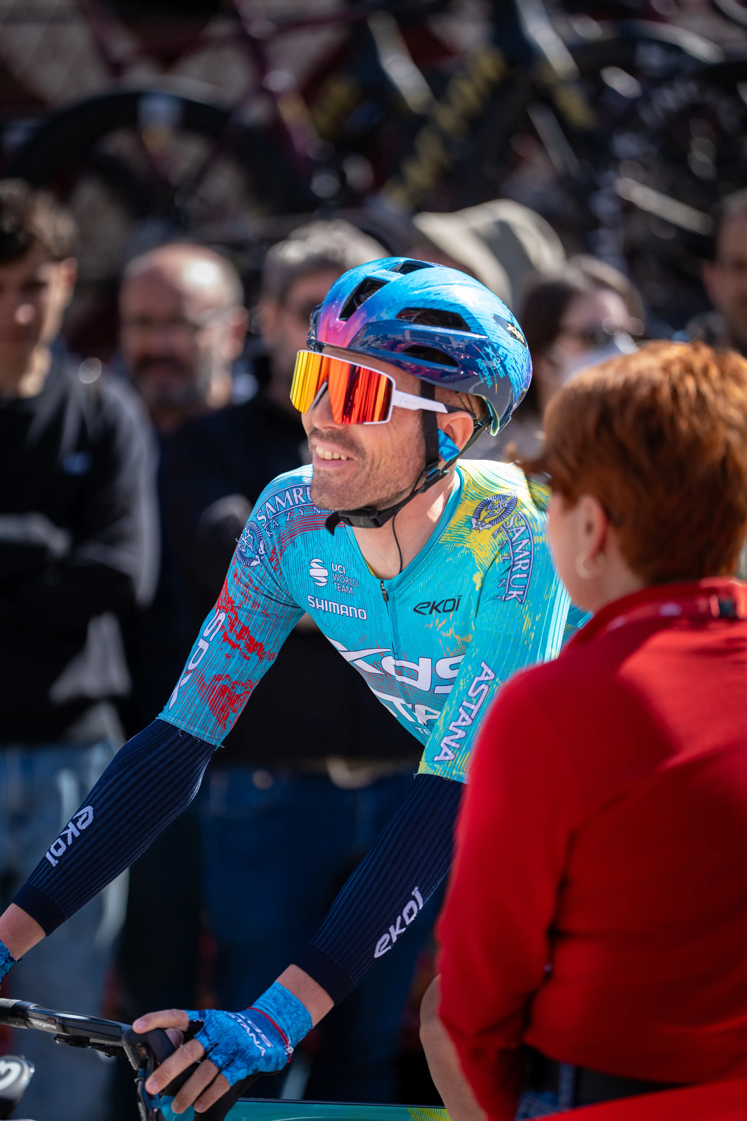 Final de etapa de la Volta Ciclista a Catalunya 2026, fotografía profesional de Nolan Pardo