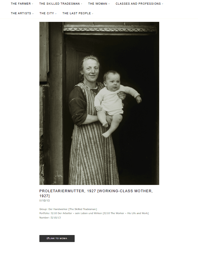 Screenshot Sander Website