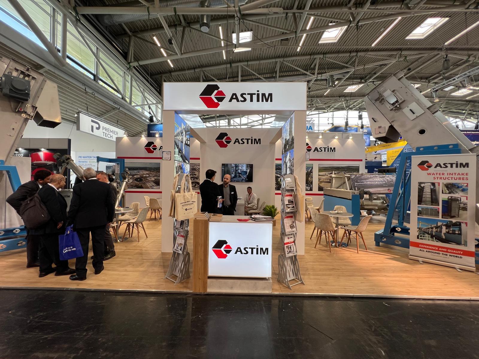 Additional machinery display at the ASTIM stand, demonstrating engineering capabilities.
