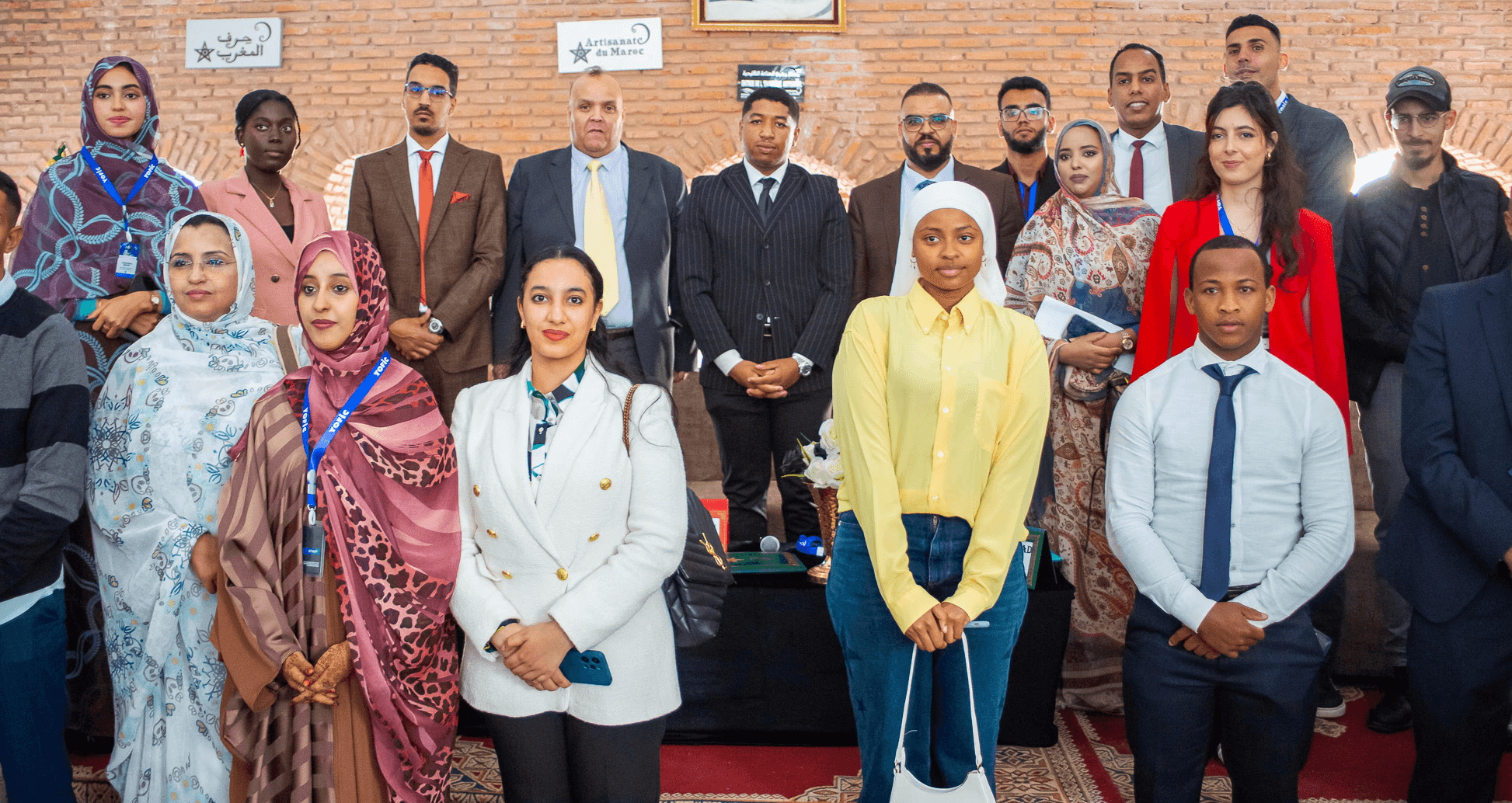 Yofic Diplomatic Tent Event project showcase background