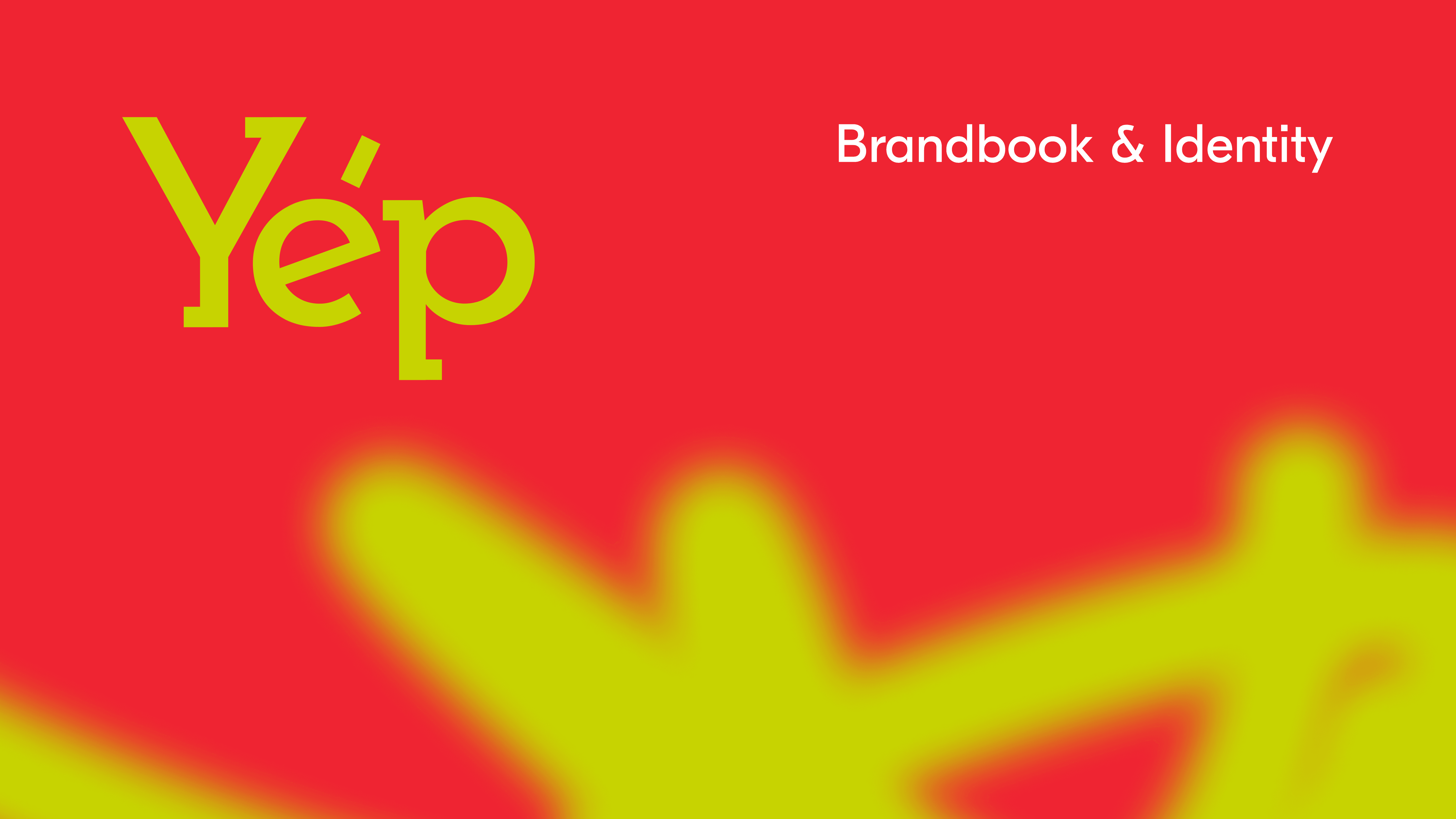 Project logo cover for Yep brand identity development designed by our team