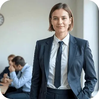 Business professional using FreshBooks to manage business accounting and financial operations.