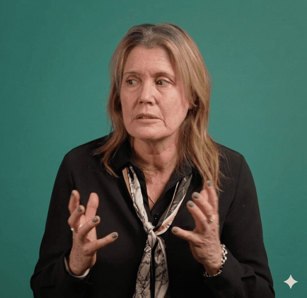 man standing near white wall