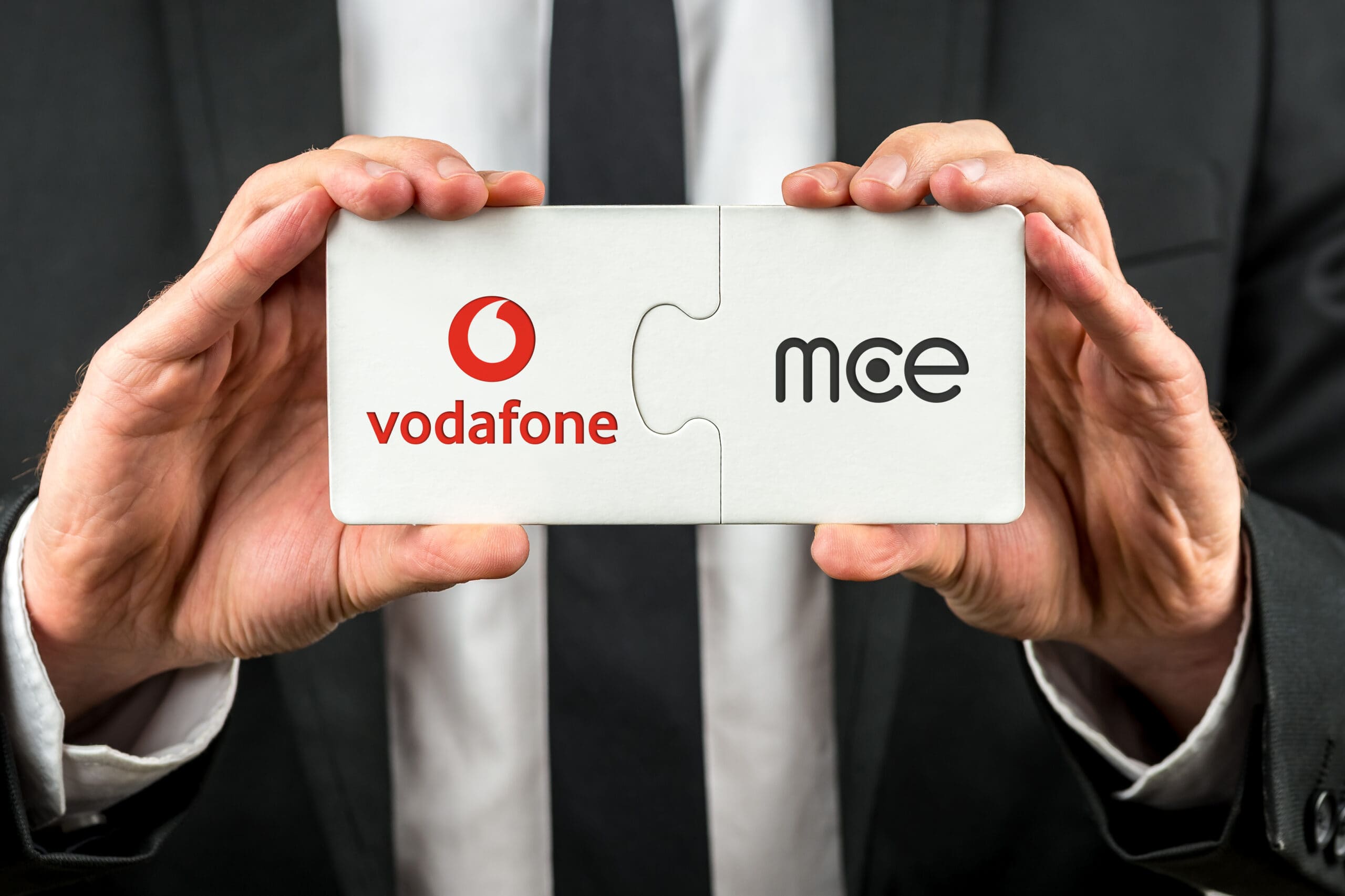 mce and Vodafone a perfect match puzzle