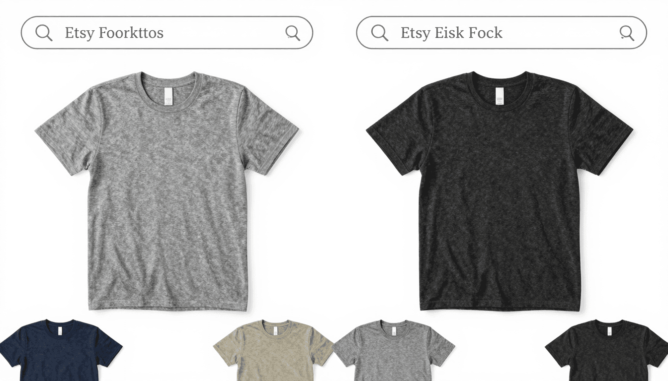 Generic free t-shirt mockup used by thousands of shops
