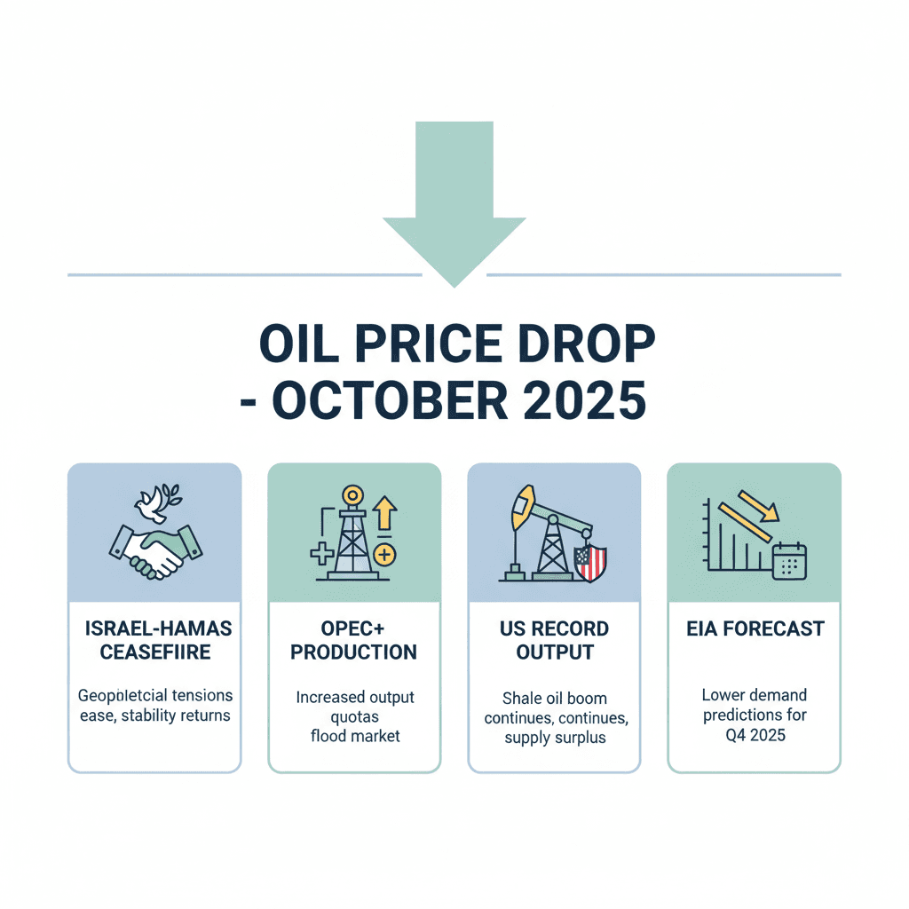 Infographic: Factors behind the October 2025 oil price drop
