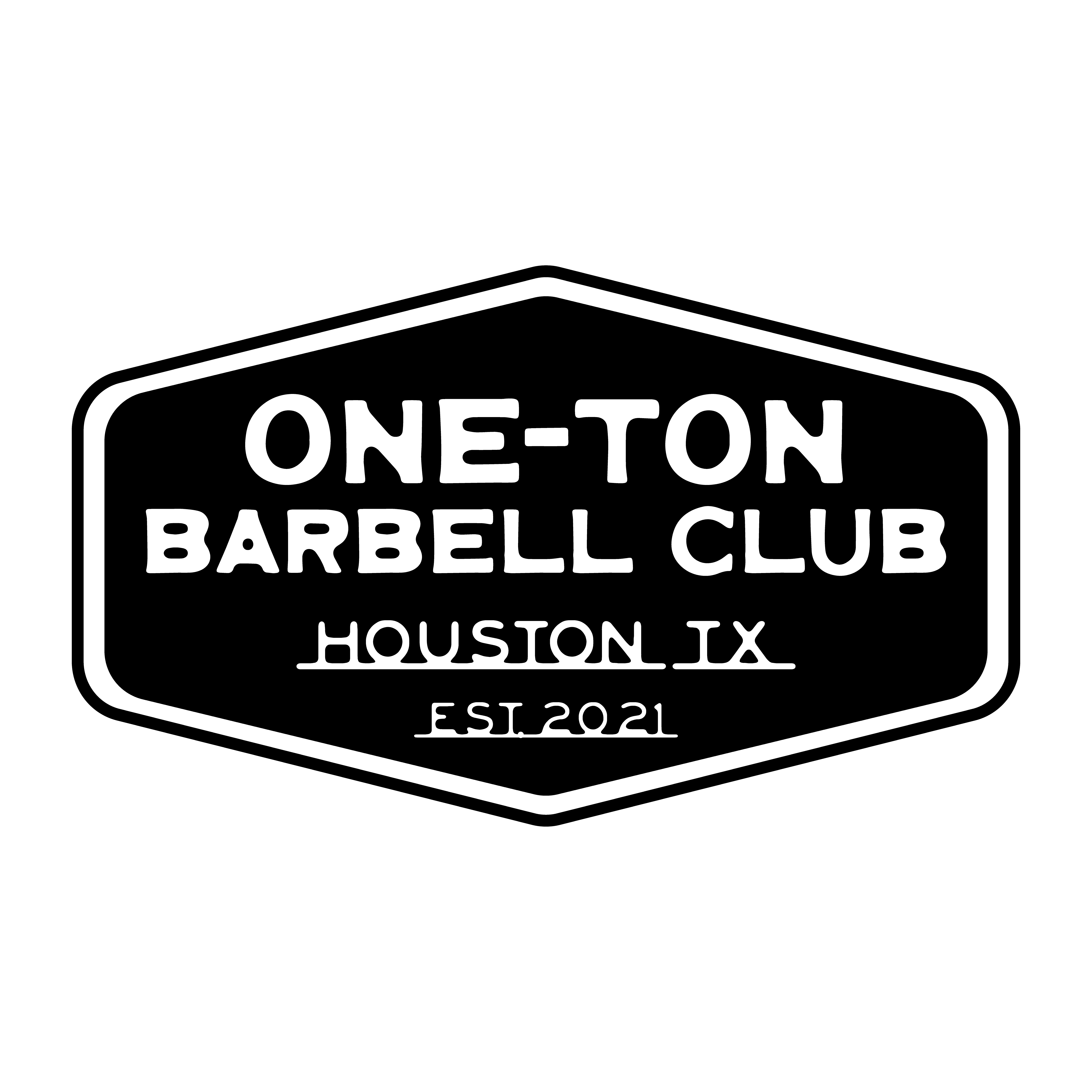 One-Ton Barbell Club Brand Mark