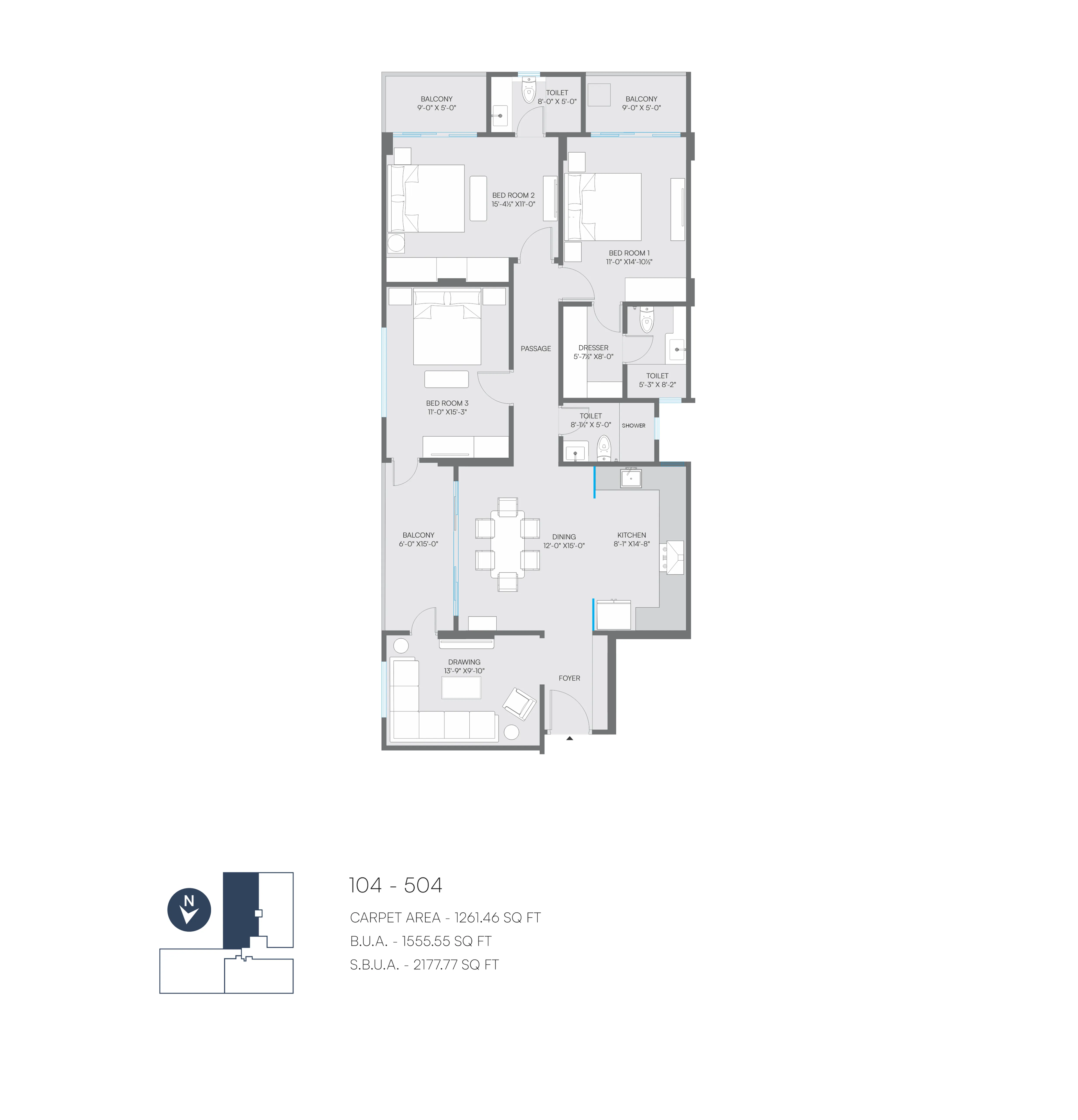 Bagai Buildcon floor plan preview
