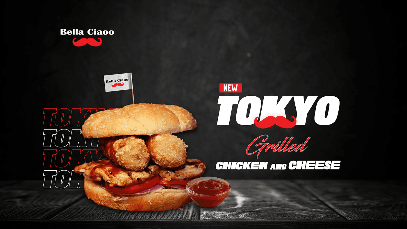 Social media design for Bella Ciaoo restaurant in Johar Town, Lahore.