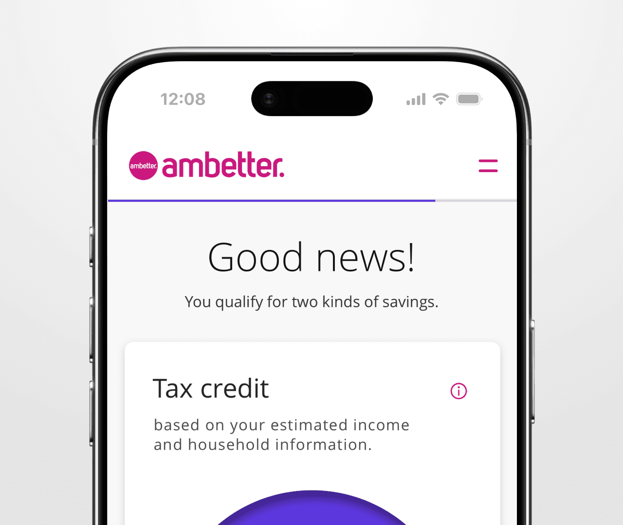 Tax credit overlay screen and enrollment education on cost sharing