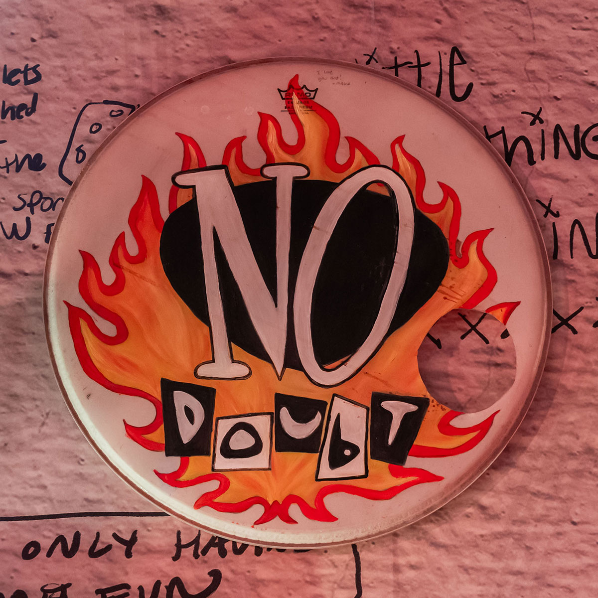 Original logo drum head